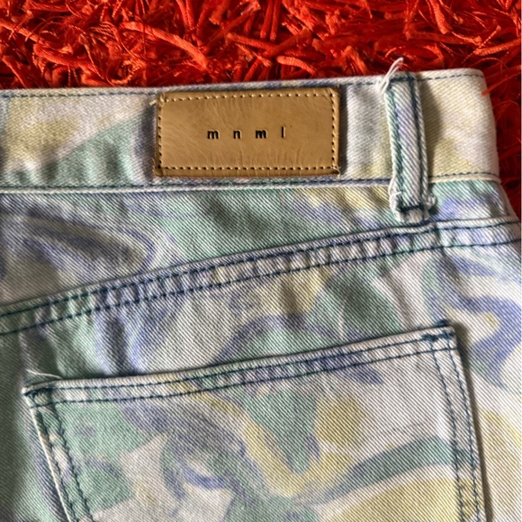 MNML Abstract Patterned Jeans - Picture 4 of 7